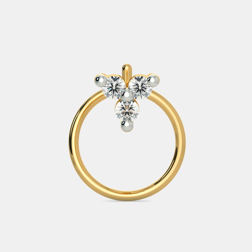 The Daphne Nose Pin - Side View 2