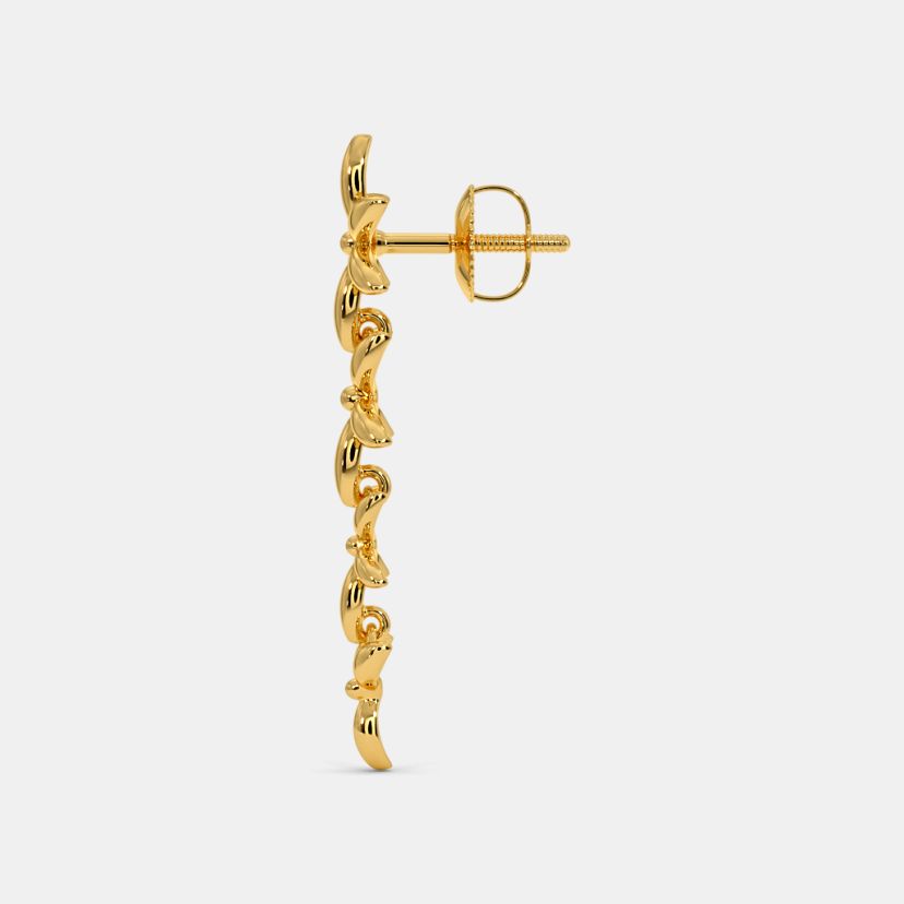 The Conjoined Blossoms Dangler Earrings - image 5