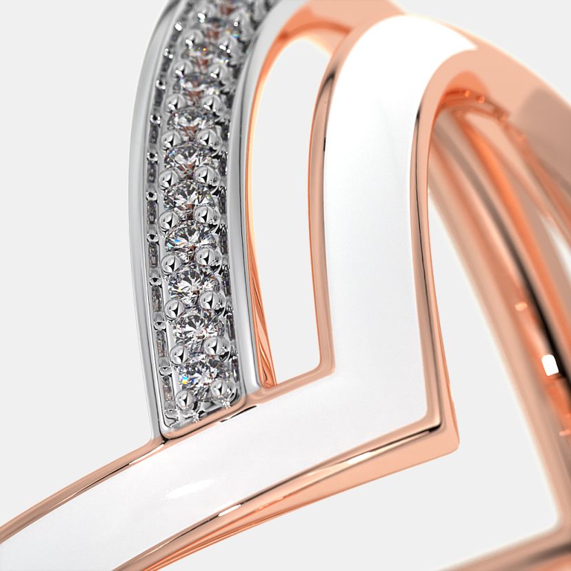 The Denise Chevron Ring - image 5