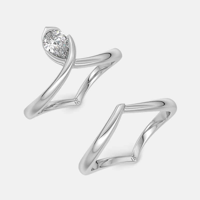 The Peartop Solitaire Ring - image 7