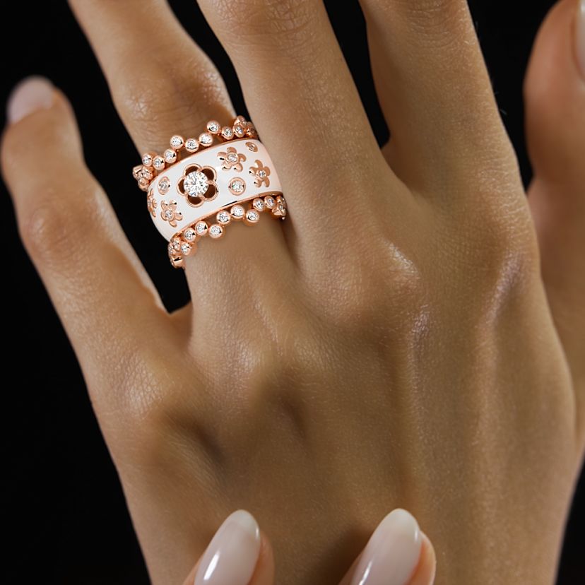 The Lunalit Bridal Ring Set - image 3