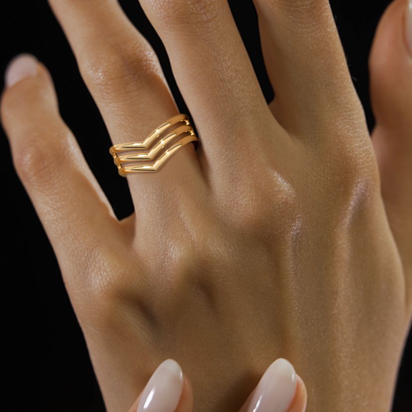 The Aetheris Chevron Ring - image 4