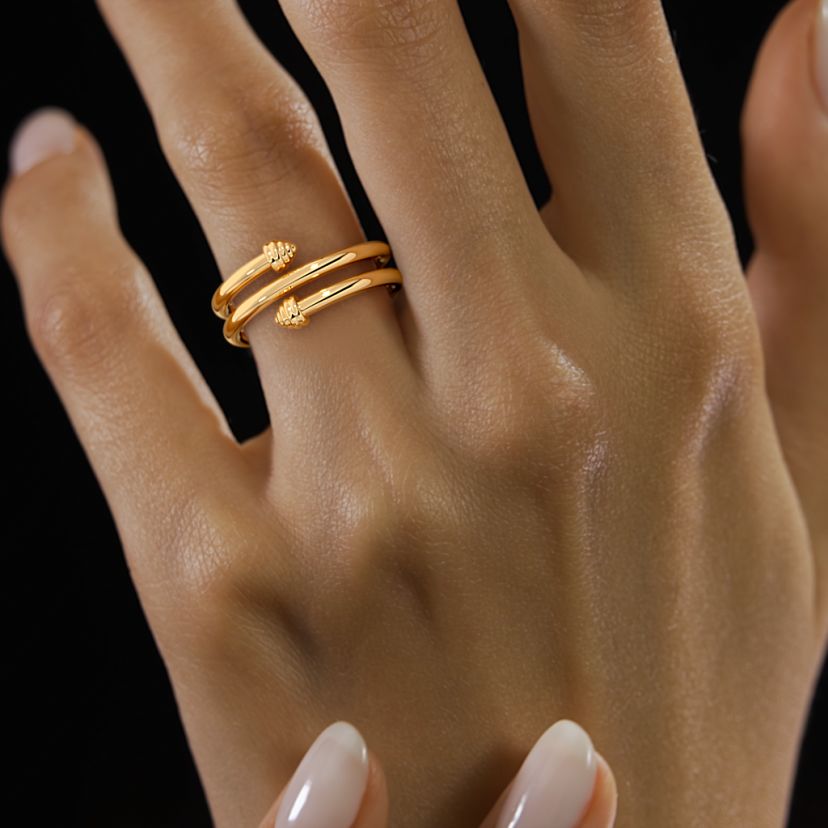 The Azure Gyre Spiral Ring - image 4