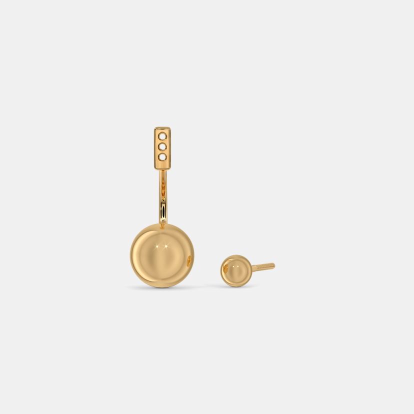 The Sphered Front Back Earrings - image 4