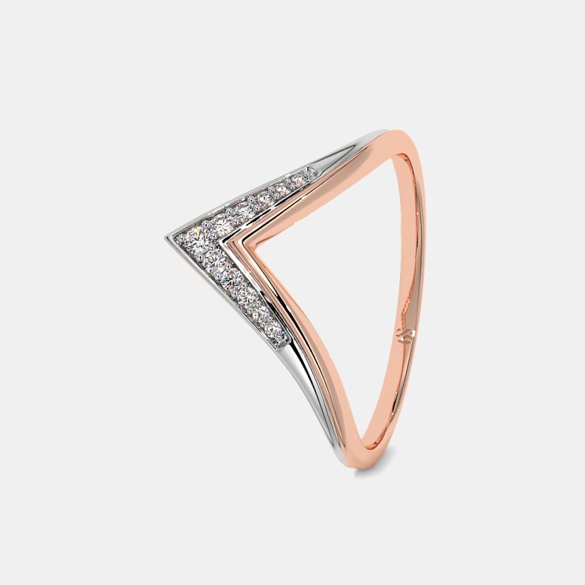 The Francoise Chevron Ring - image 1