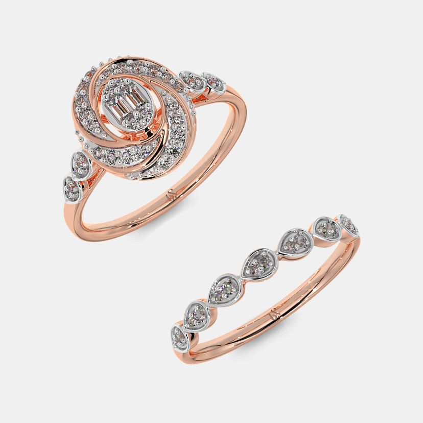 The Entwine Bridal Ring Set - image 7
