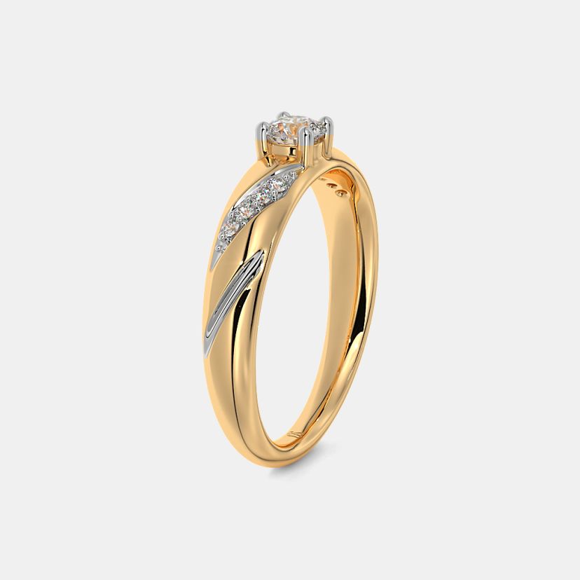 The Shaye Solitaire Band For Her - image 9