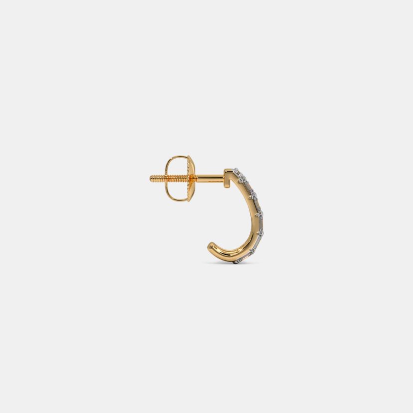 The Elizaa J Hoop Earrings - image 7