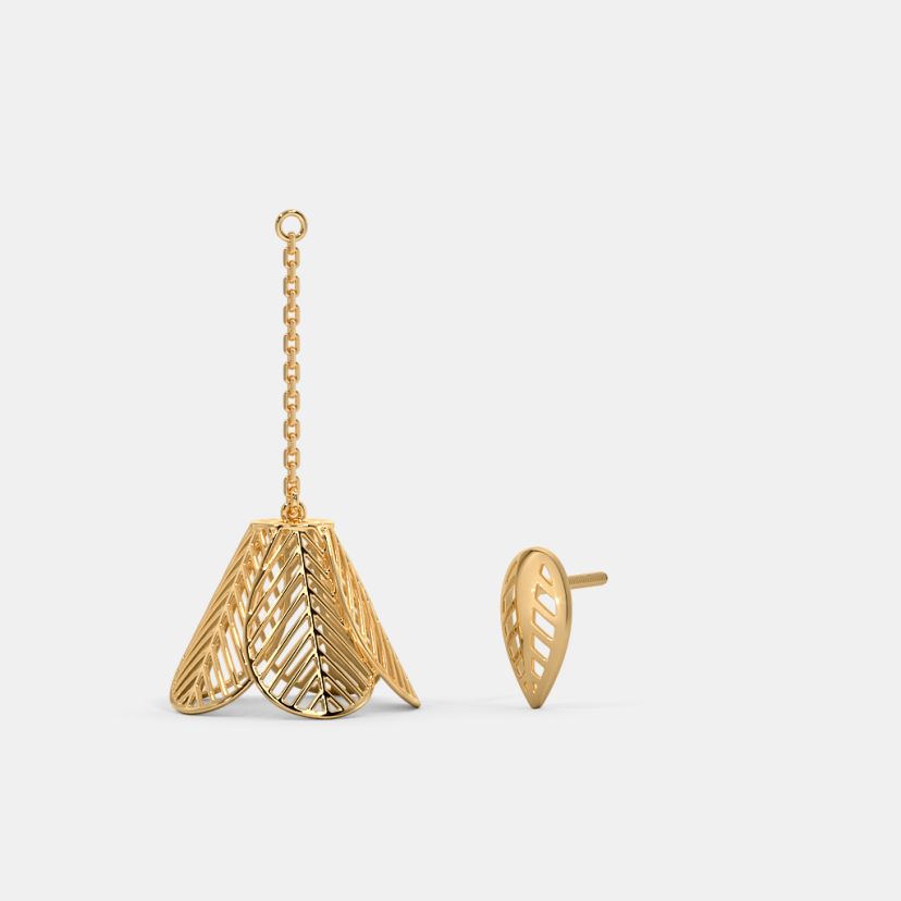 The Leafy Embrace Jhumka Earrings - image 4