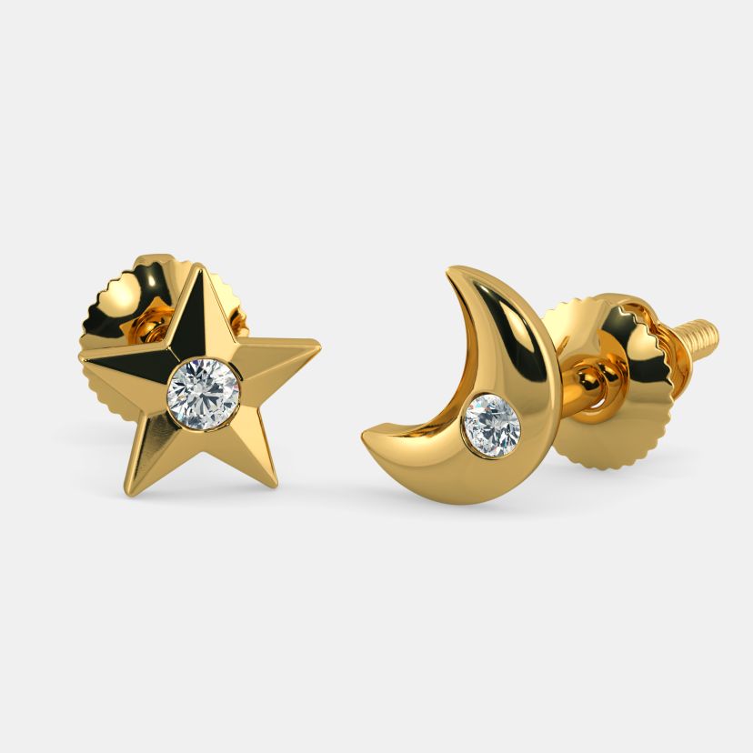 Buy 100+ Kids's Gold Earrings Designs Online