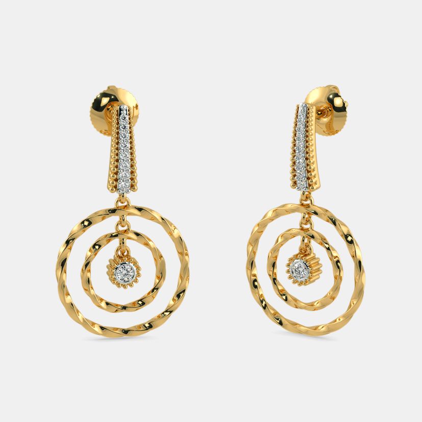 The Barrie circle Drop Earrings - image 1