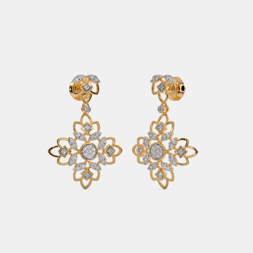 The Petale De Lotus Drop Earrings - image 1