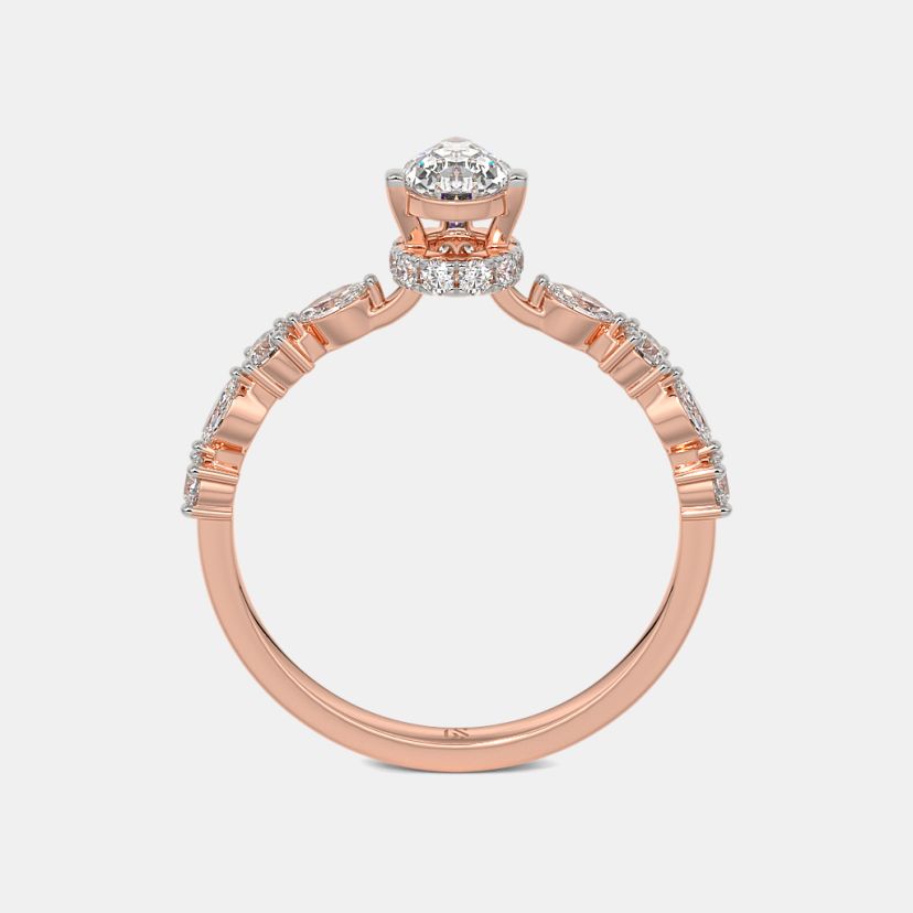 The Luna E Stelle Solitaire Ring - image 8