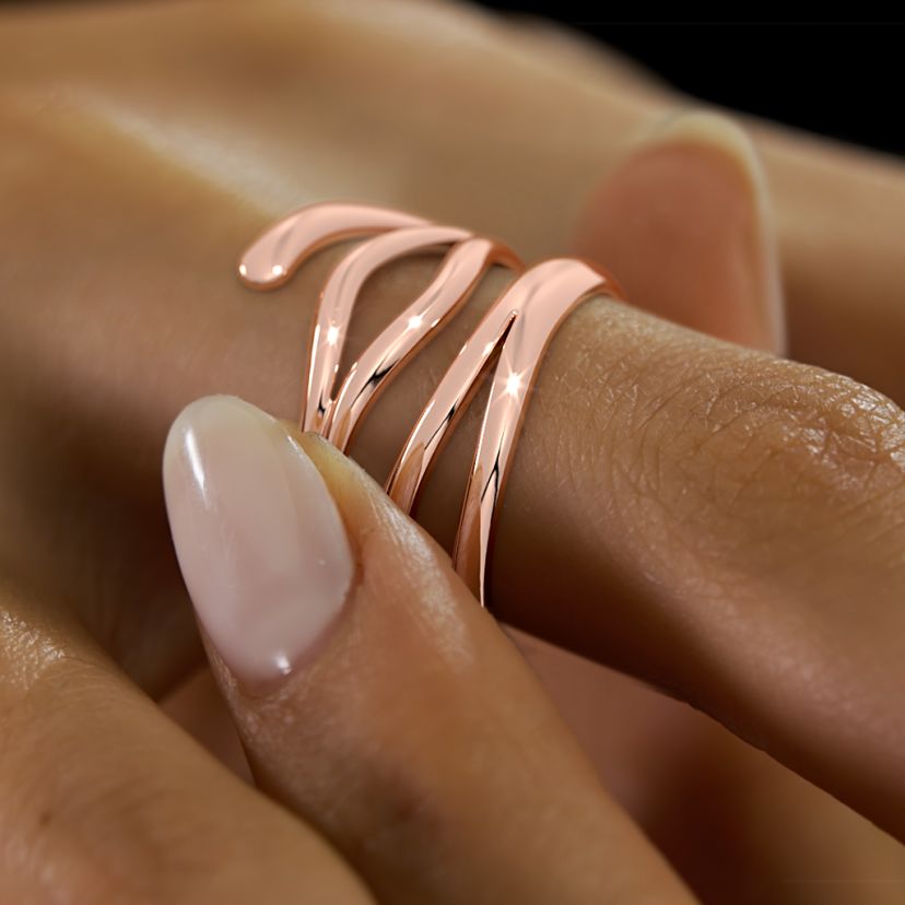 The Debit De La Riviere Spiral Ring - image 5