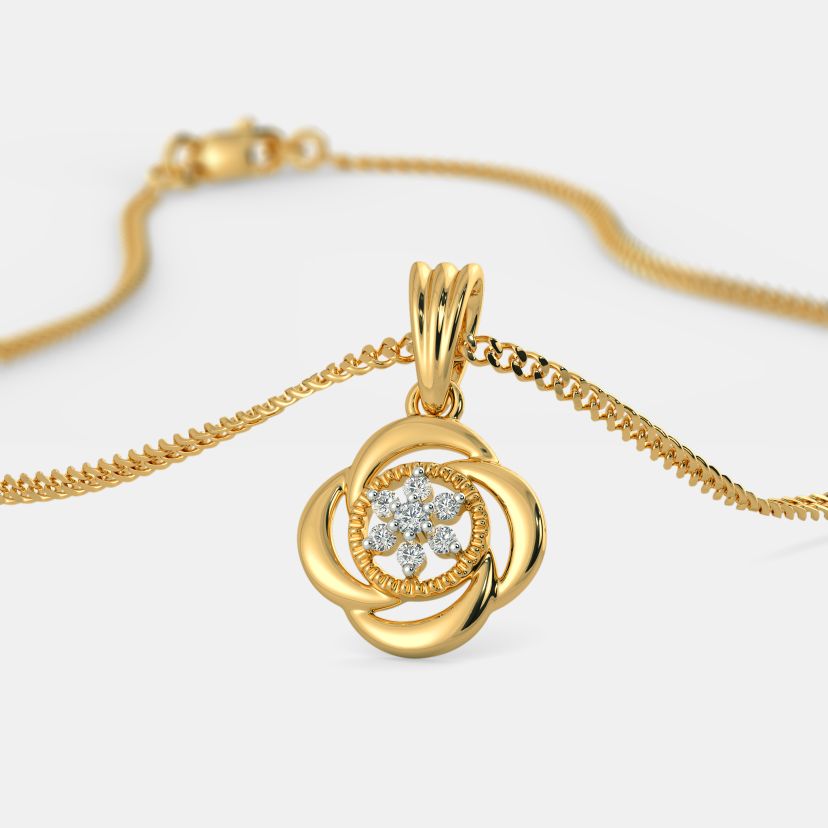 Buy 750+ Gold Pendants Designs Online India's #1