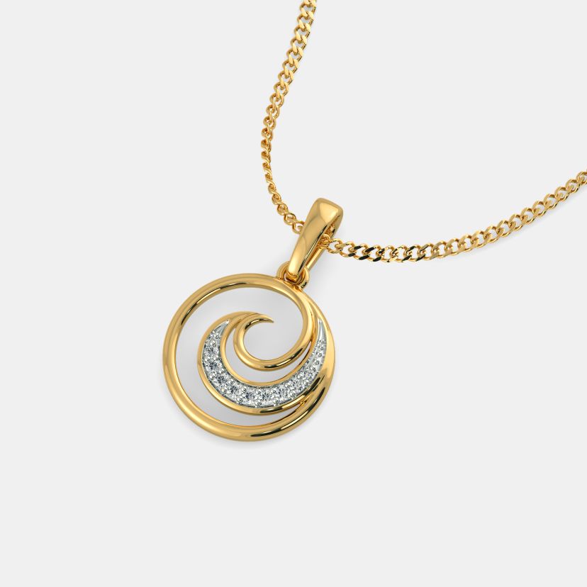 The Lyra Pendant - Detail View