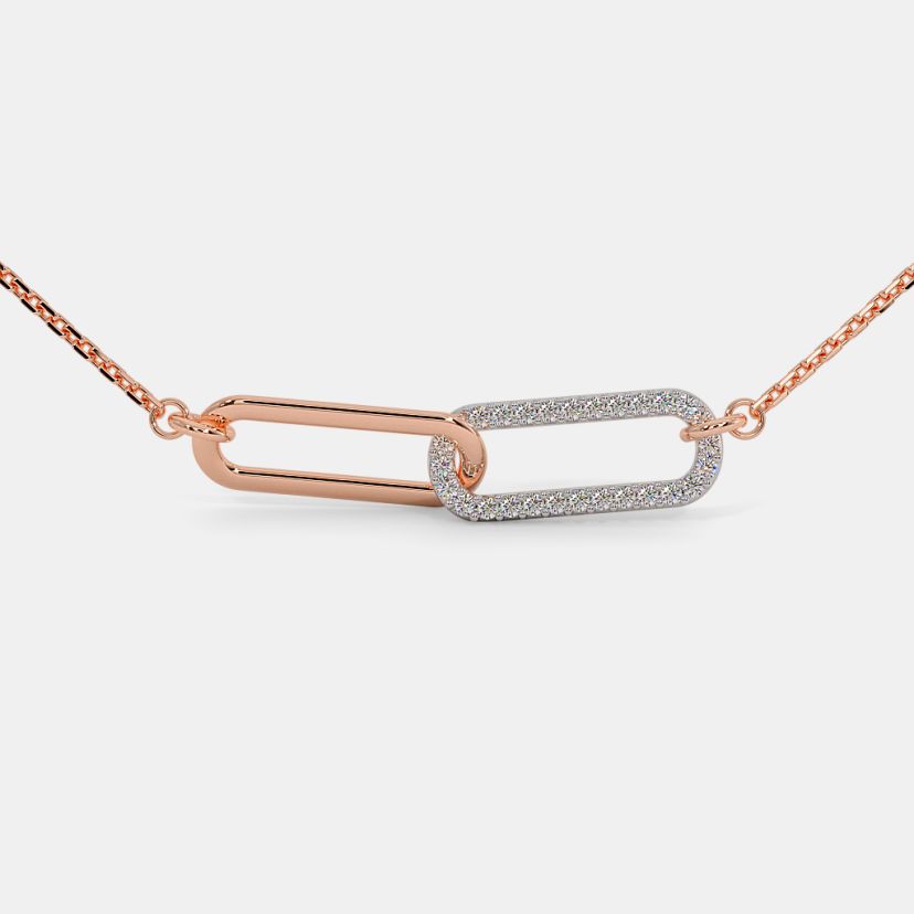 The Duo Link Pendant Necklace - image 5