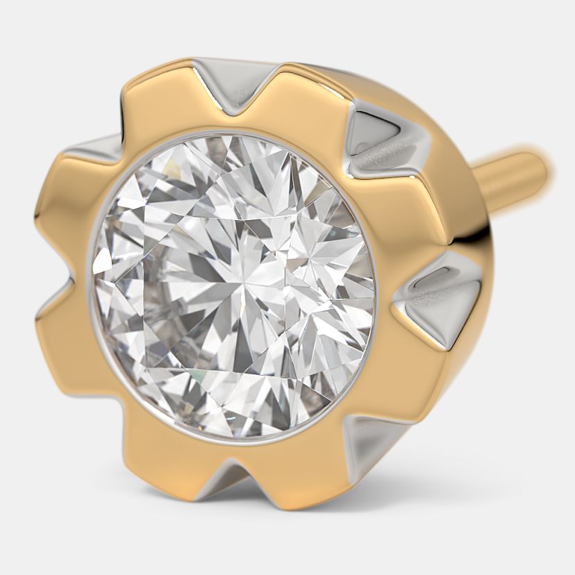 The Xorer Solitaire Stud Earrings - image 5