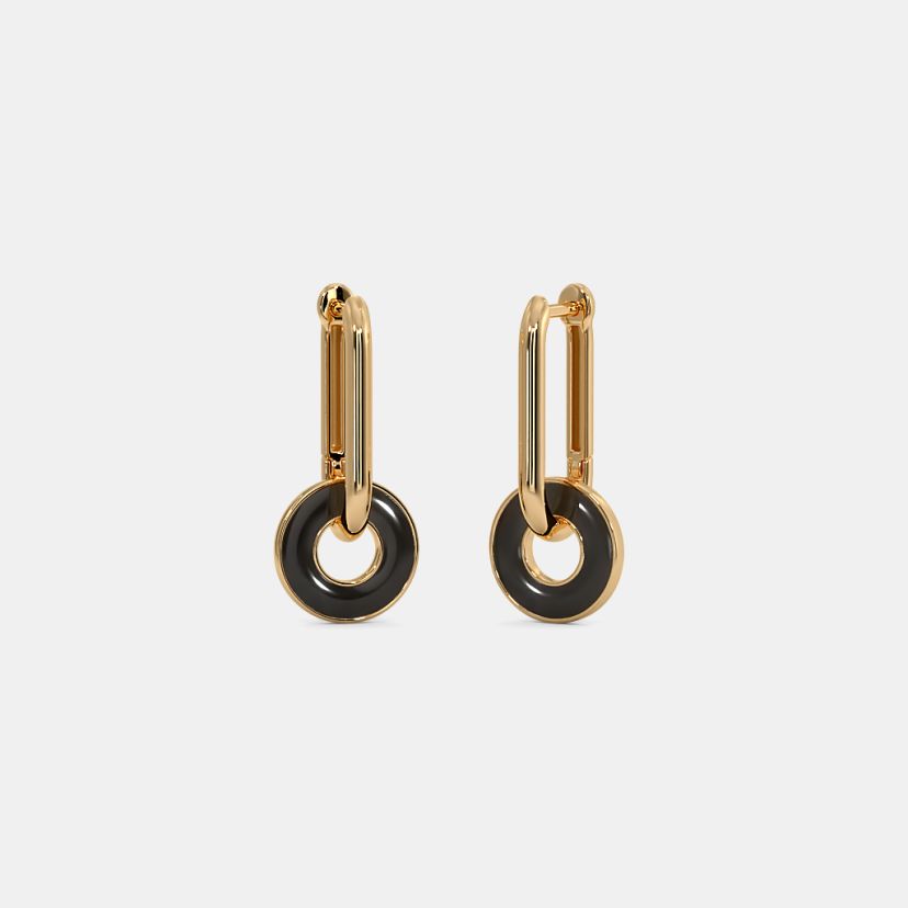 The Jika Dangle Hoop Earrings - image 1