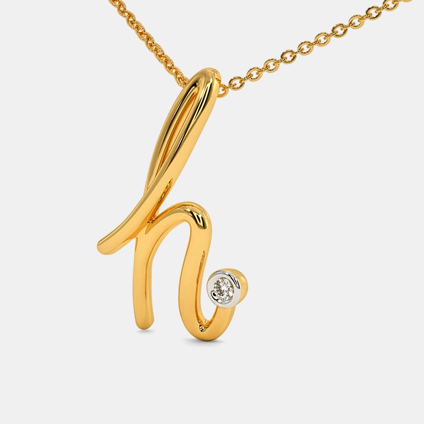 The Cursive H Necklace - image 1