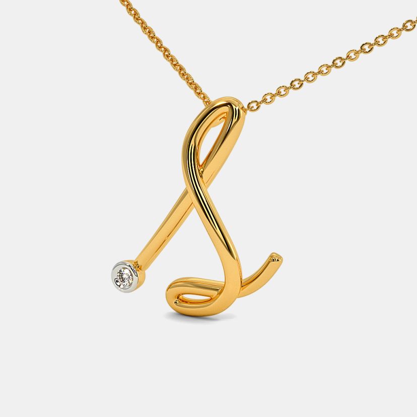 The Cursive S Necklace - image 1
