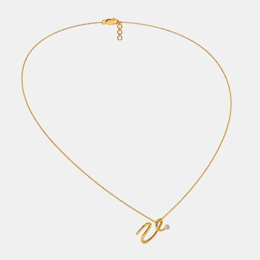 The Cursive V Necklace - image 6