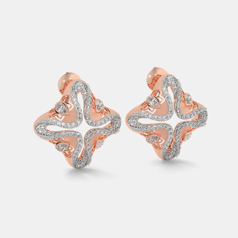 The Lotus Luxe Stud Earrings - image 6