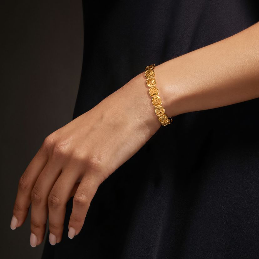 The Golden Glint Link Bracelet - image 3