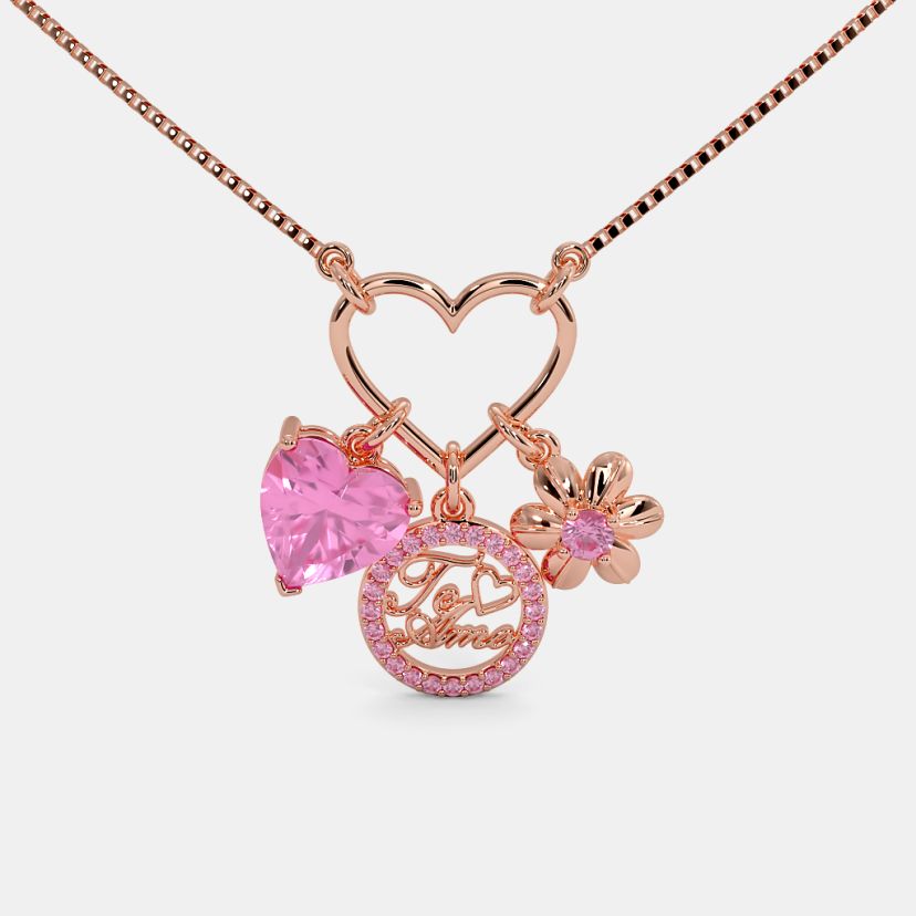 The Be Mine Ish Charm Necklace - image 4