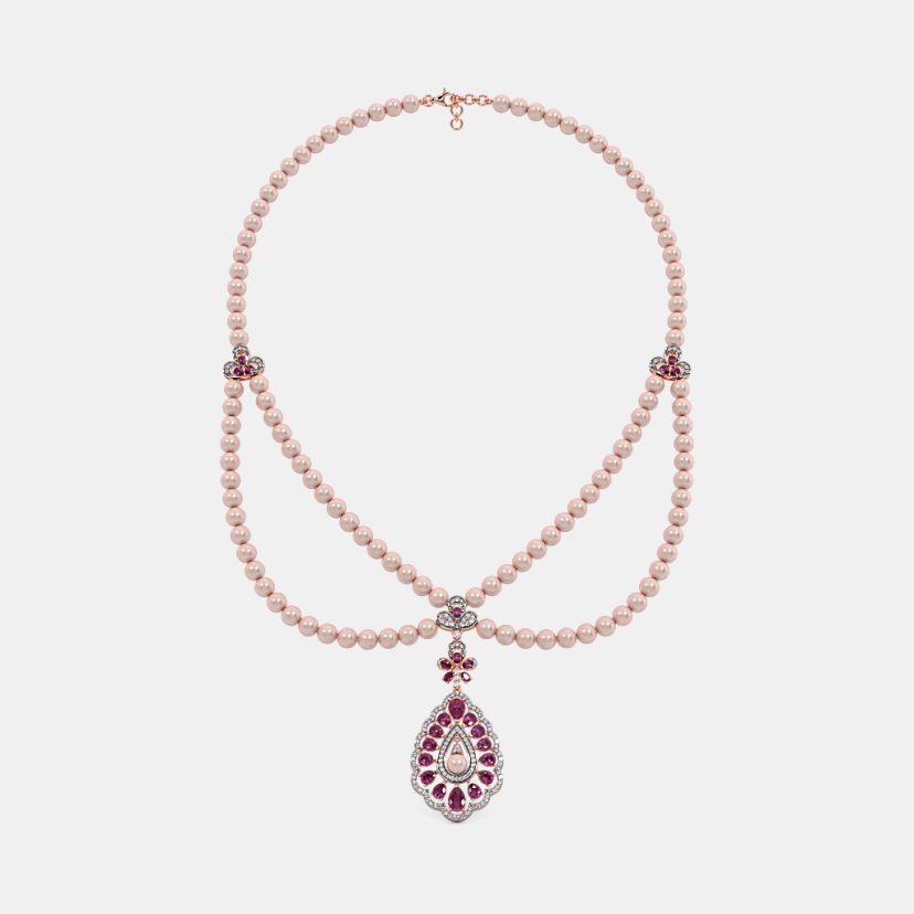 The Crimson Bloom Collar Necklace - image 3