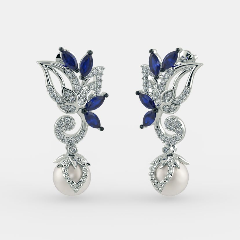 The Aaryamani Drop Earrings - image 1