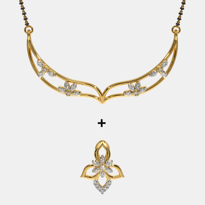 The Reya Convertible Mangalsutra Pendant - image 4