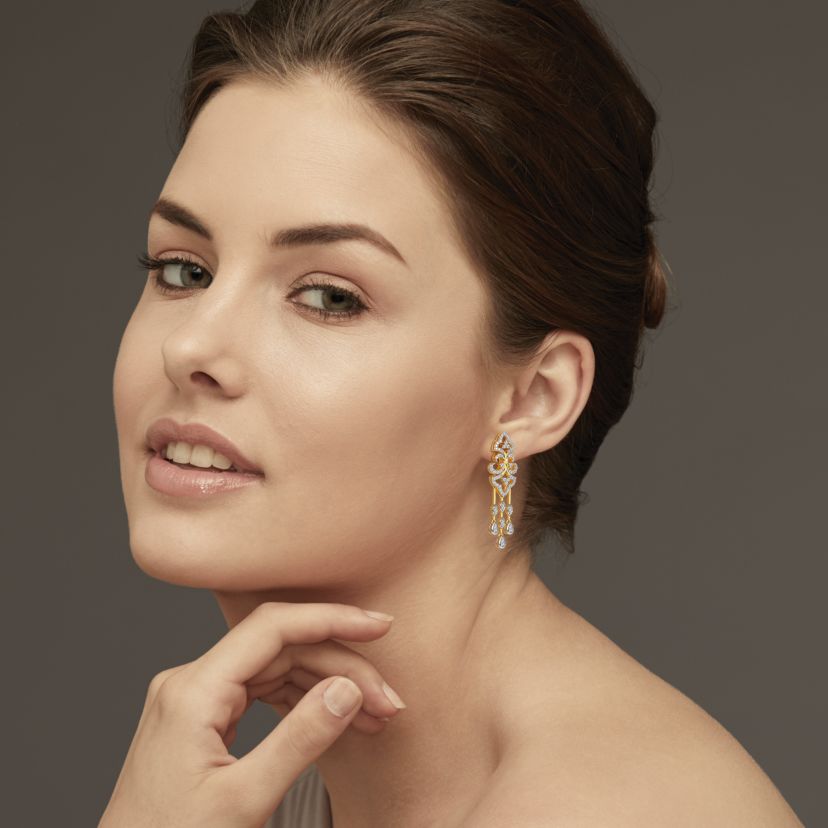 The Camelia Drop Earrings - image 3