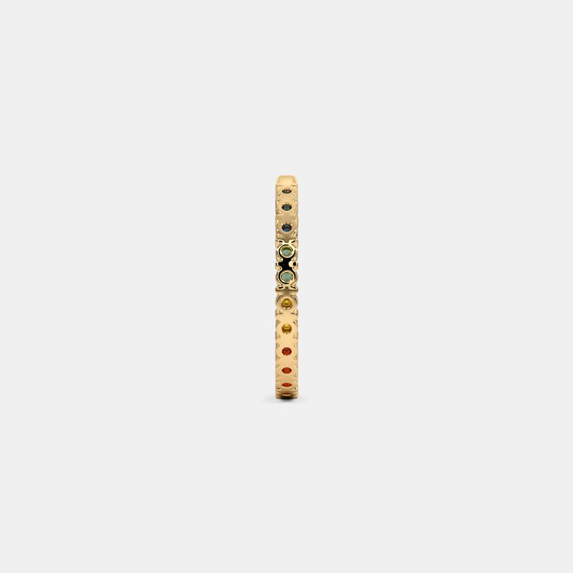 The Elate Multi Sapphire Hoop Earrings - image 6