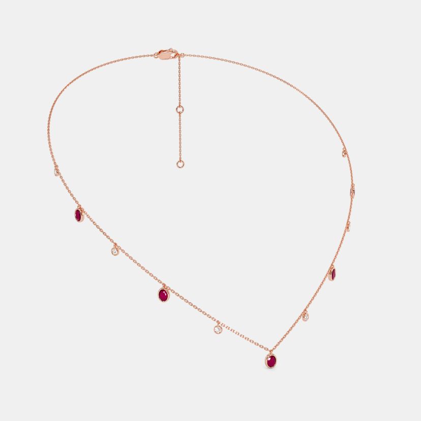The Blazing Rubinoo Station Necklace - image 6