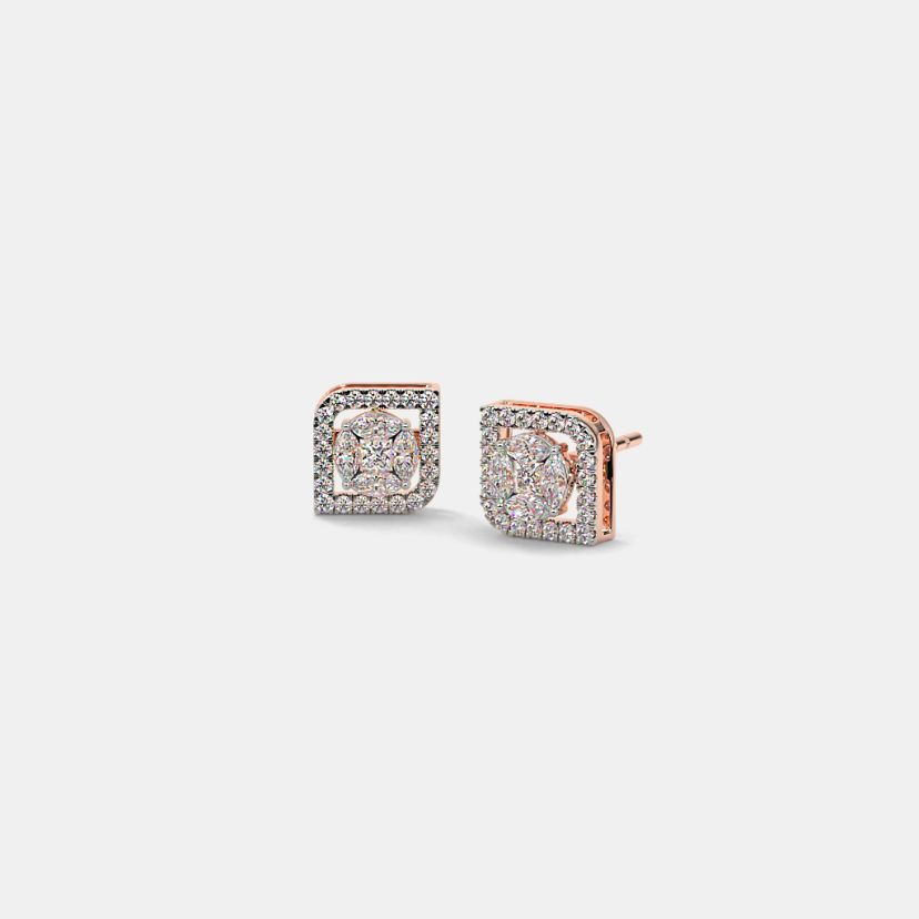 The Roundedge Stud Earrings - image 1
