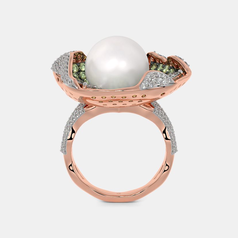 The Olivepearl Cocktail Ring - image 7