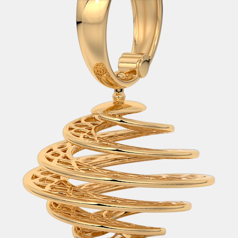The Solora Dangle Hoop Earrings - image 4