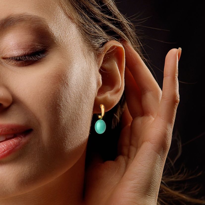The Chryvara Dangle Hoop Earrings - image 3