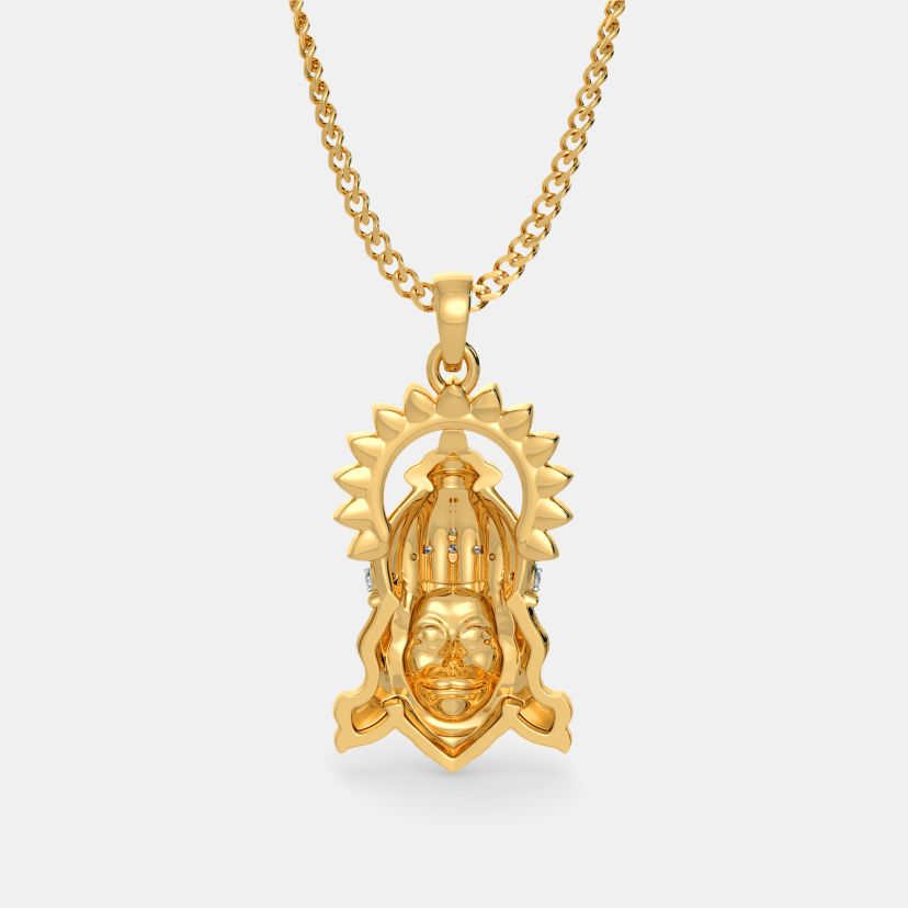 The Jai Hanuman Pendant - Angle View 2