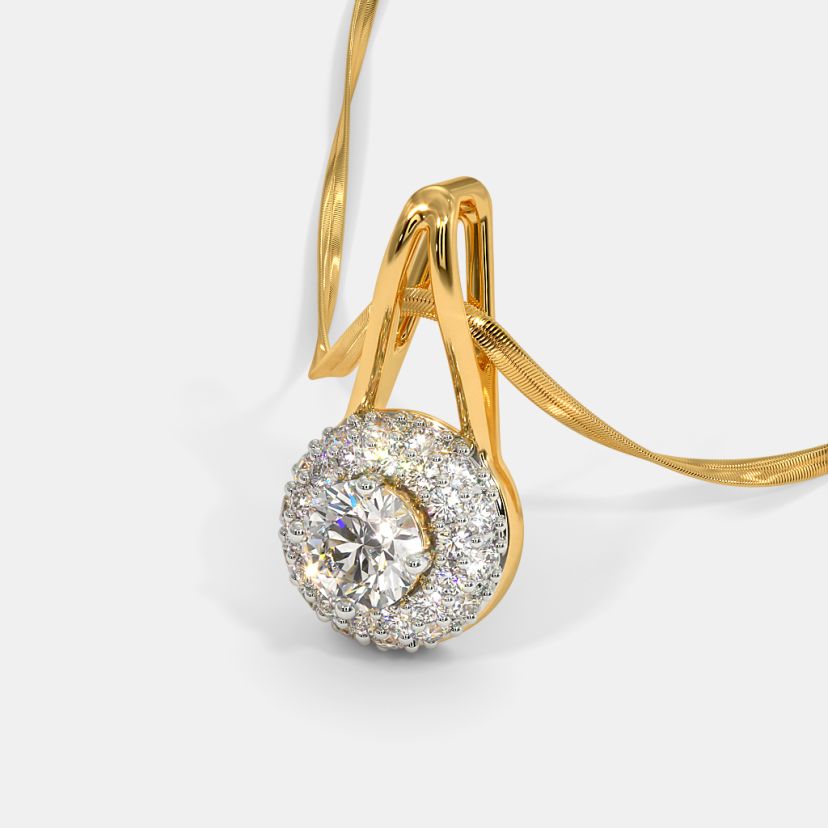 Solitaire pendant online store