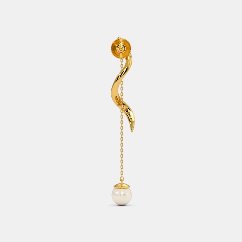 The Twirl Around Ribbon Dangler Earrings - image 5