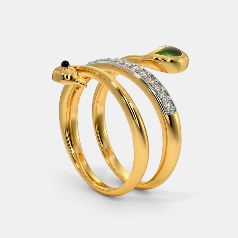 The Peacock Spiral Ring - image 8