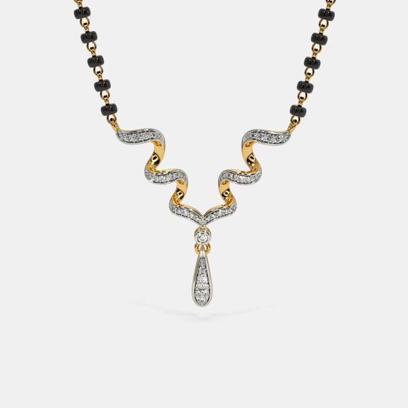 The Fold of Elegance Mangalsutra Pendant - image 5