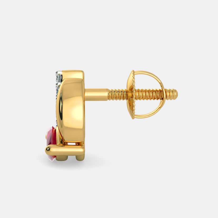 The Trivalle Stud Earrings - image 4