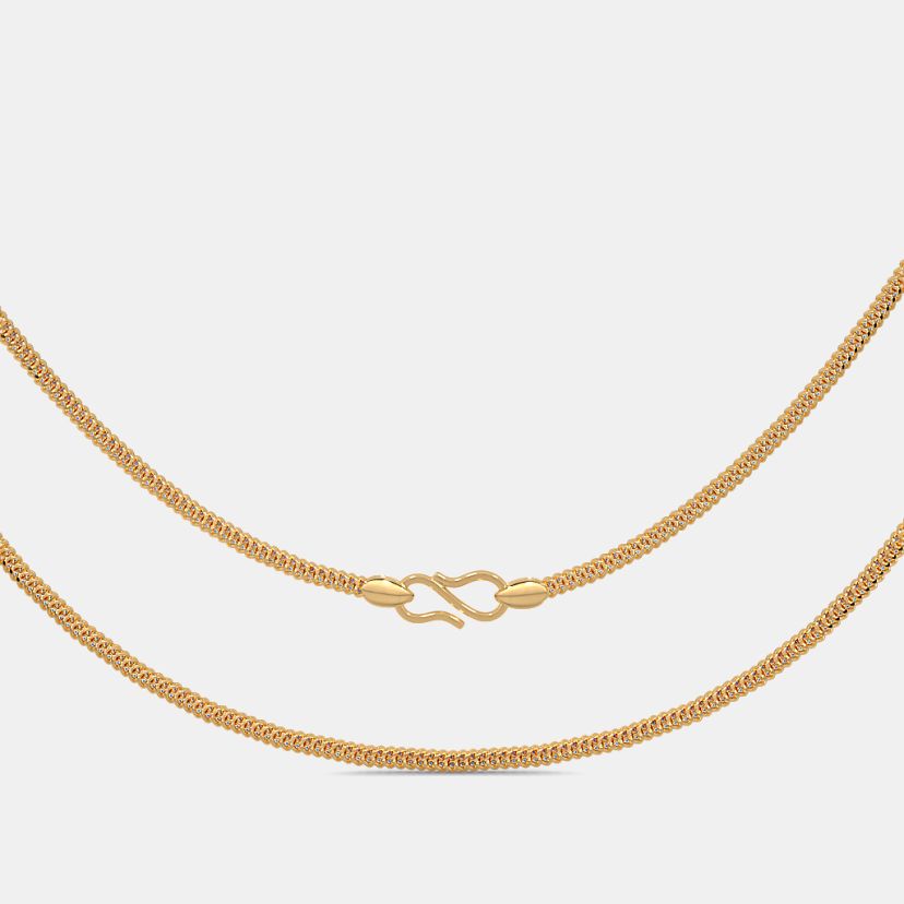 Buy Gold Chains Designs Online in Kondapur Hyderabad BlueStone