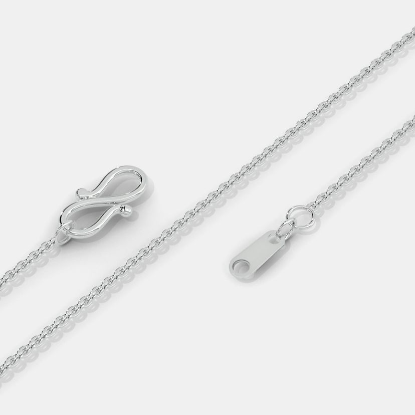 The Odelia Platinum Chain - Detail View