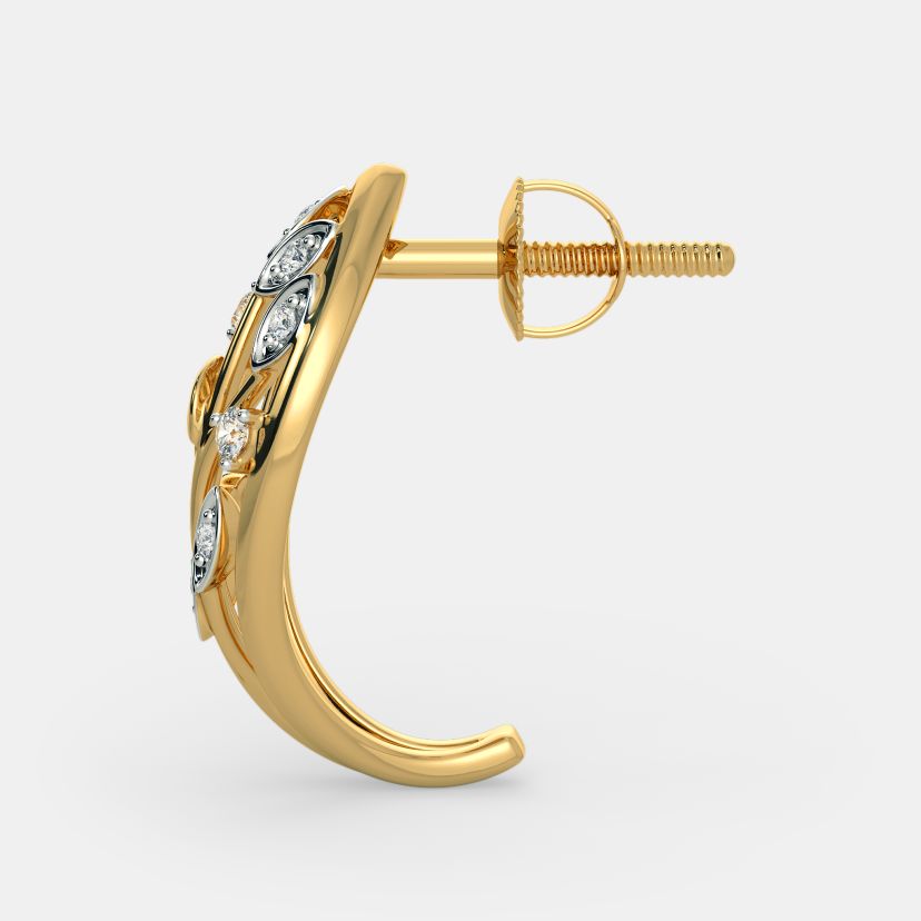The Wisdom Leaves J Hoop Earrings - image 4