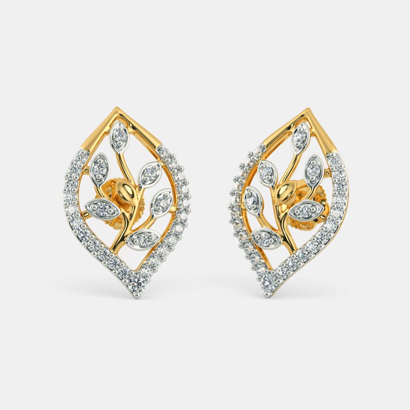 The Imaginative Leaves Stud Earrings - image 1