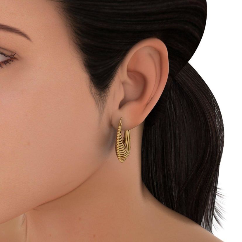 The Kim Hoop Earrings - image 7